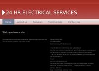 24 Hour Electrical Services's website