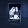 Crystal photo of wedding