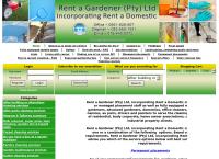 Rent a Gardener (Pty) Ltd's website