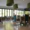 Patio seating area. Doors can be opened up during hot days and nights.
