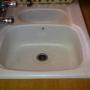A kitchen basin we resurfaced