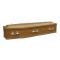 Walnut Veneered Coffin