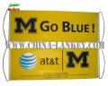 handheld sport fan cheering rolling up banner