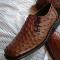 Mens-Ostrich-skin-shoe