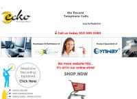 Ecko Voice Logging's website