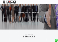 Bizco Consulting's website