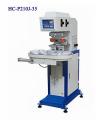 Two colours pad printer with conveyor