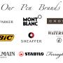 Some of the Pen Brands that we Stock