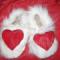 White Sweet heart - springbok hair