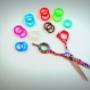 Hair Scissor With Colors Rings