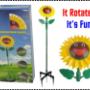 Smiling Spinning Sunflower Sprinkler