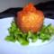 Crab cake and naartjie marmalade