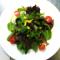 fresh summer salad with mango and macadamia nuts