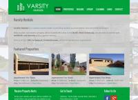 Varsity Rentals's website