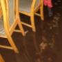 Flooded house