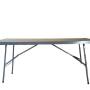 Steel trestle tables