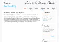 Mabotse Data Consulting's website