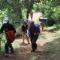 Tourists-trekking-up-Kili