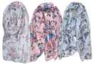 Cotton floral scarves