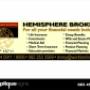 Hemisphere Brokers Services Card