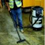 Steam sanitizing food floors