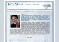 Kerry Acheson - Counselling Psychologist: therapy, life coaching & supervision