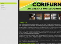 Corifurn Kitchens & Office Furniture's website