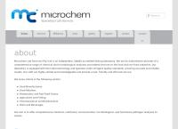 Microchem Lab Services (Pty) Ltd's website