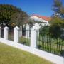 Wall with balustrades