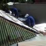 Re-roofing with waterproofing membrane