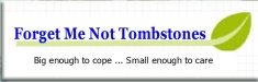 Forget Me Not Tombstones CC