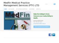 MEDFIN MEDICAL PRACTICE MANAGEMENT SERVICES (Pty)Ltd's website