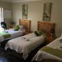 Triple room: 3 single beds, shower (room 4)