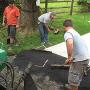 road construction and asphalt paving