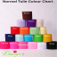 Tulle colour chart