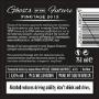 ghosts of the Future Pinotage back label