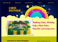 Cakes Boutique's website