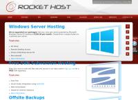 Rockethost (Pty) Ltd's website