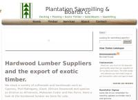 Plantation Sawmilling & Boards