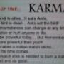 Karma...