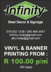 Infinity Steel decor & signage