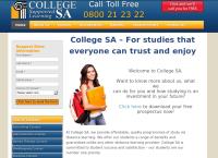 College SA's website