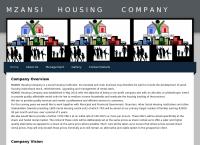 Mzansi Housing Company's website