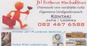 Jh Pretorius Kontrakteurs