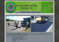 Black and Gifted Tar Projects's website