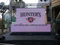 Split LED screens at the MTV Base, Hunters Oasis event