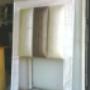 Single headboard upholstered in leather