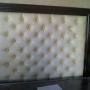 White Diamante headboard