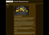 Pamwe Mining Services's website