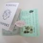 Passport Wedding invite
